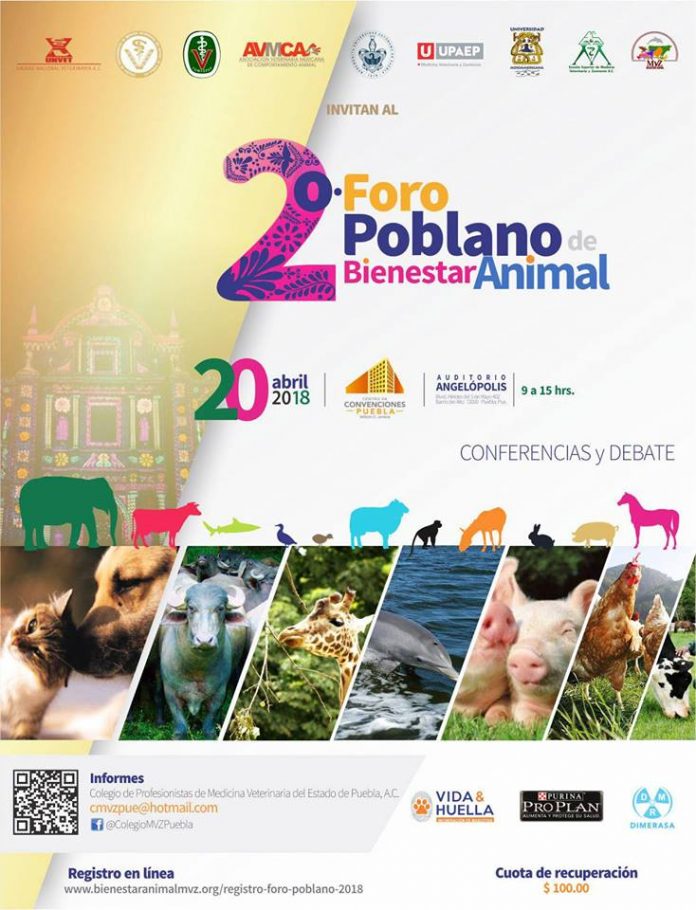 2do Foro Poblano Bienestar Animal . 20 de abril