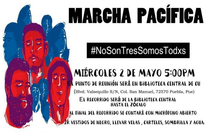 Marcha Pacífica #NoSonTresSomosTodxs